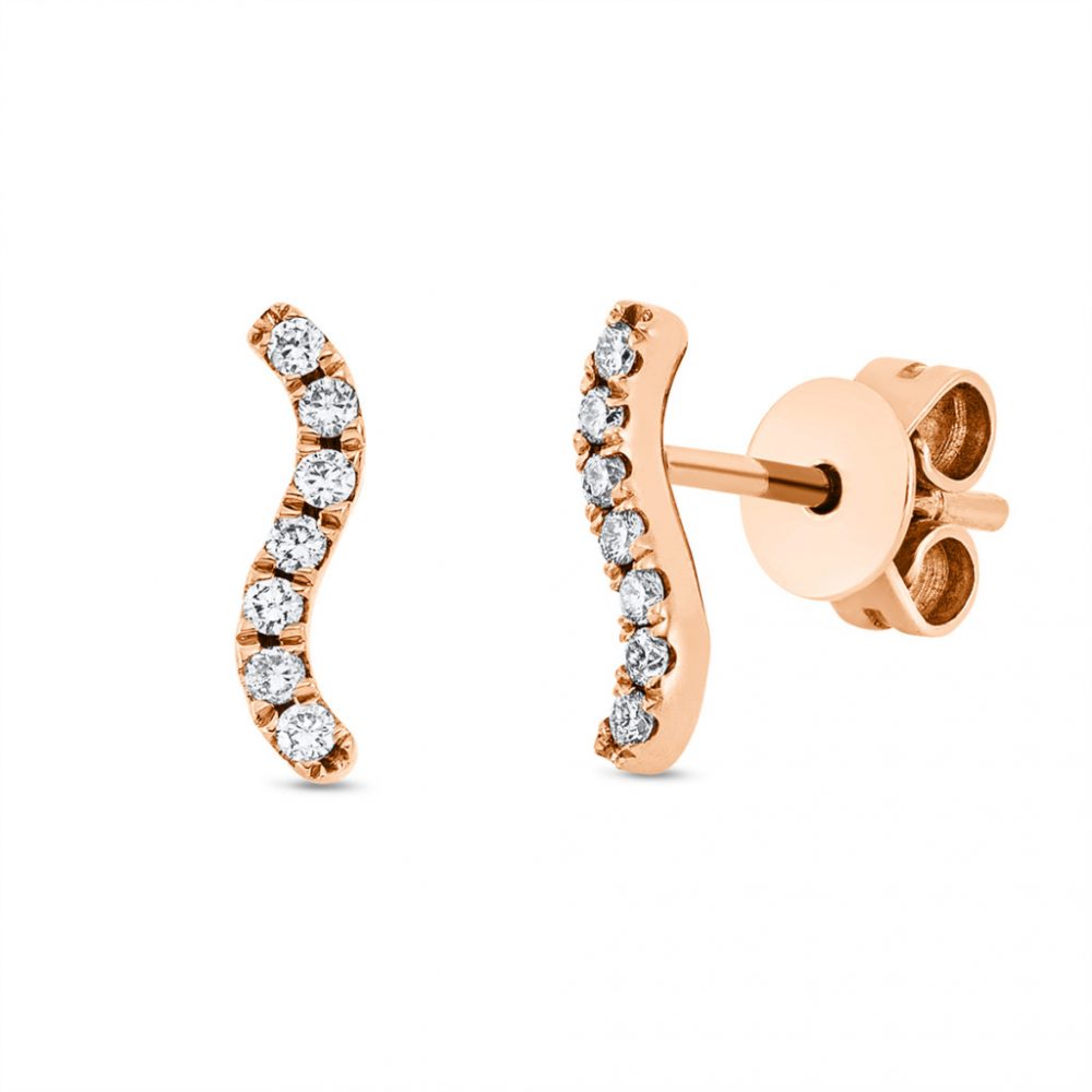 Redgold Diamond Earrings