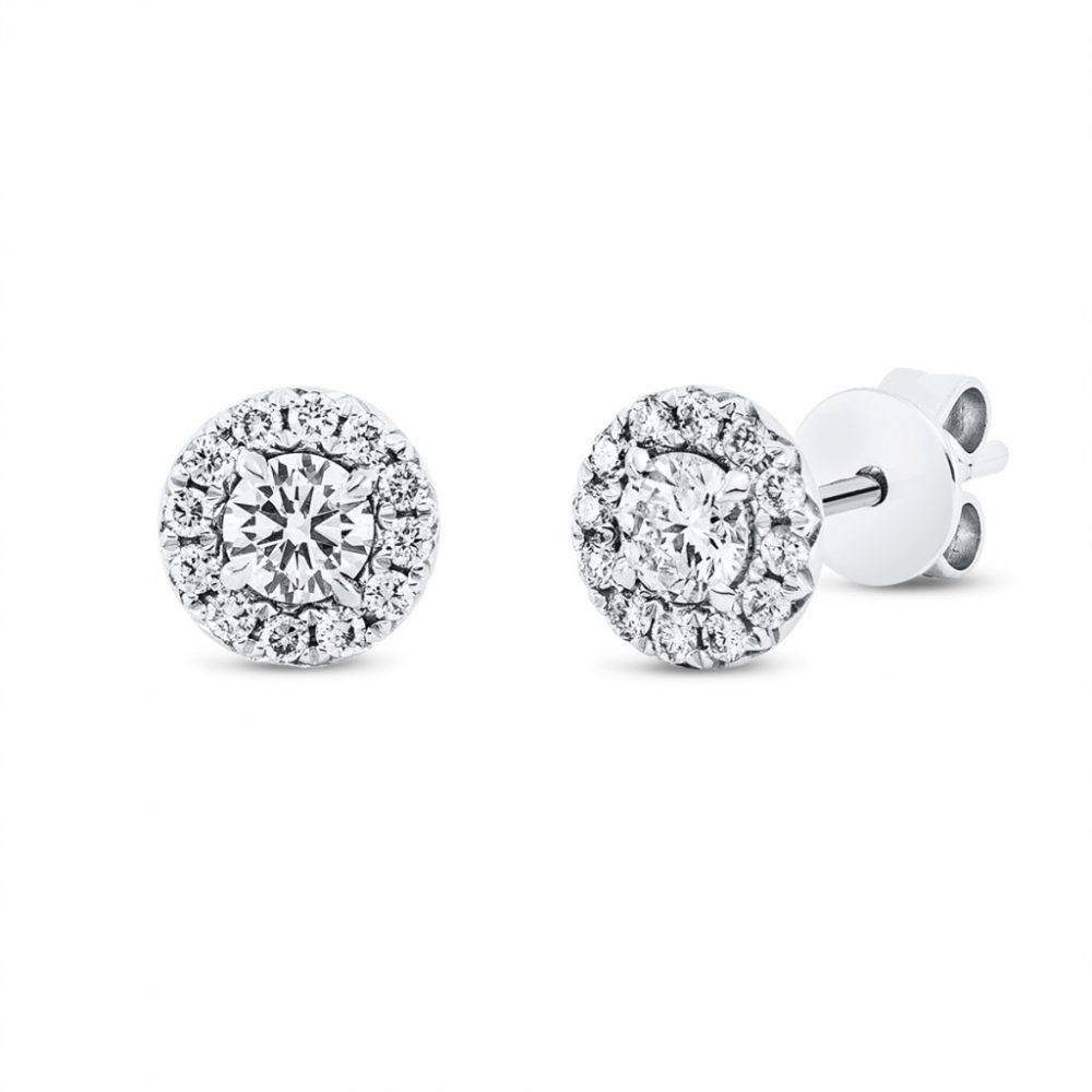 Whitegold Diamond Earrings