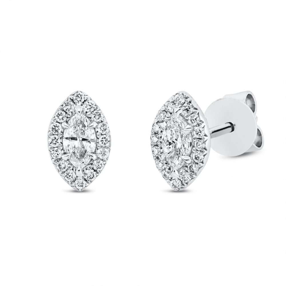 Whitegold Diamond Earrings