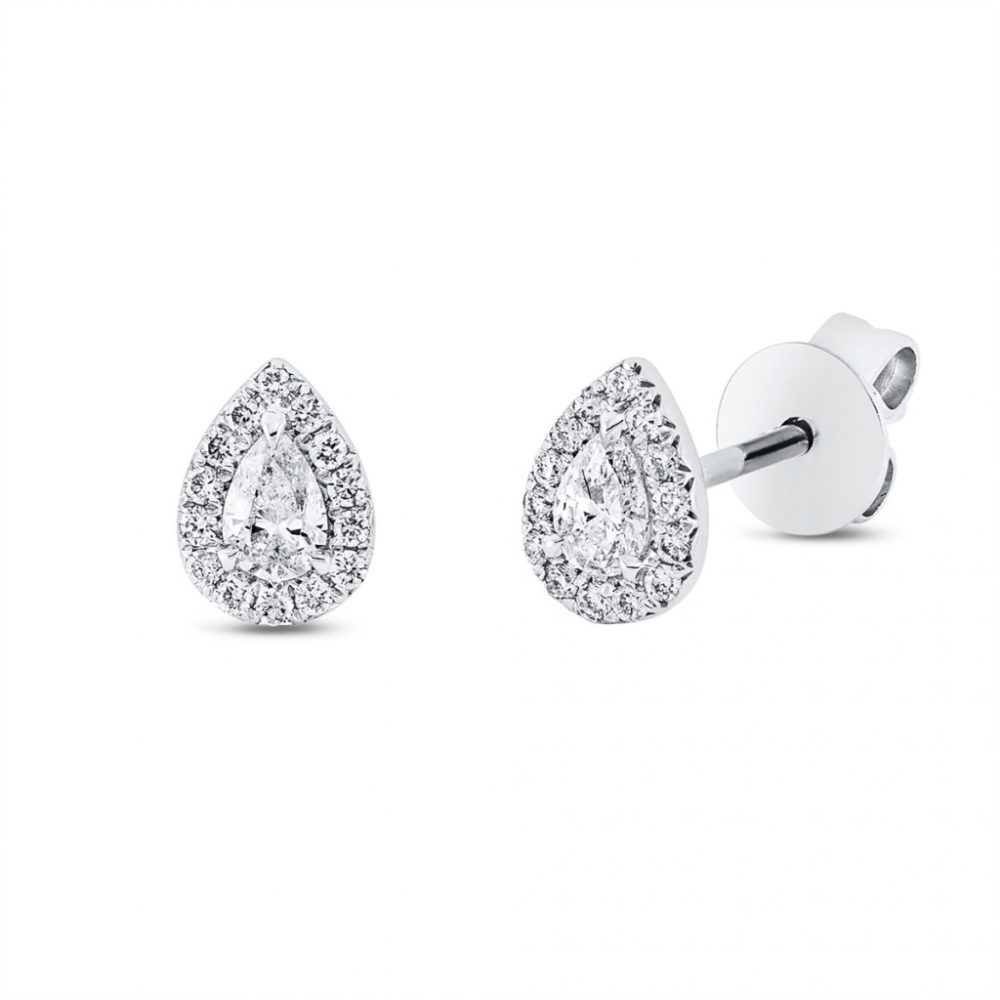 Whitegold Diamond Earrings