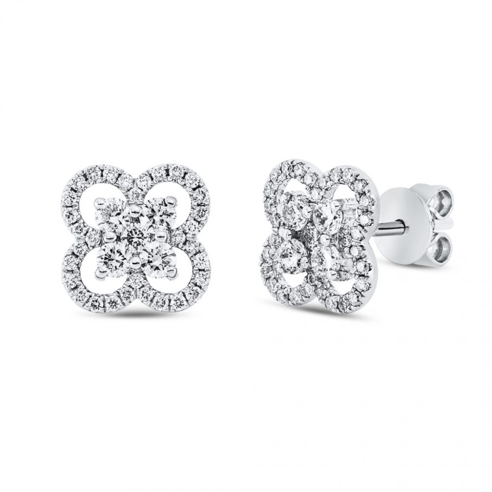 Whitegold Diamond Earrings