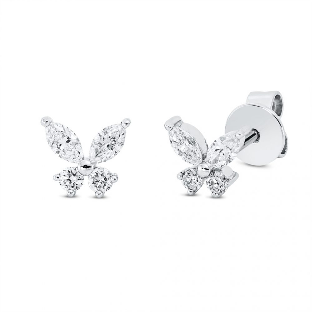 Whitegold Diamond Earrings