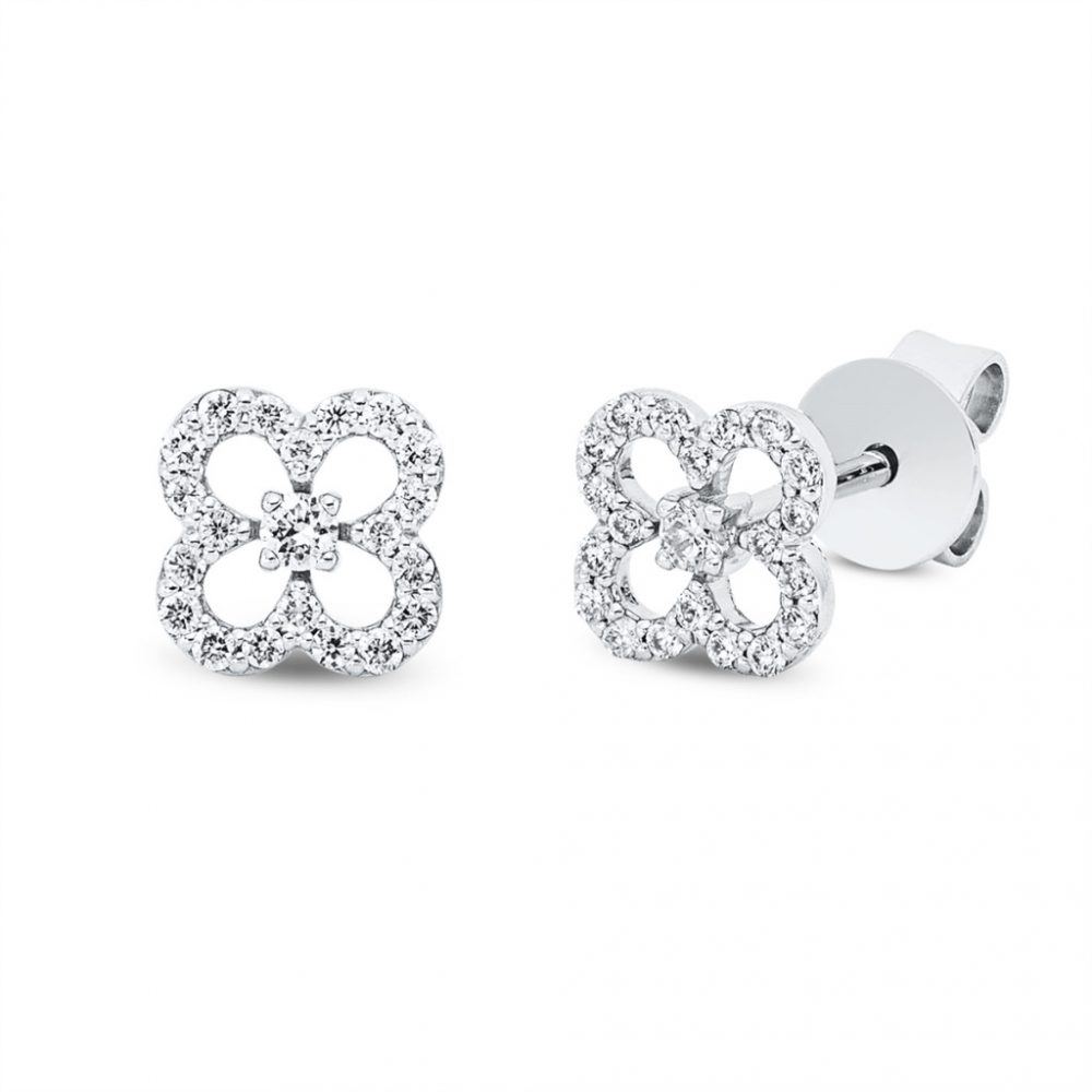 Whitegold Diamond Earrings