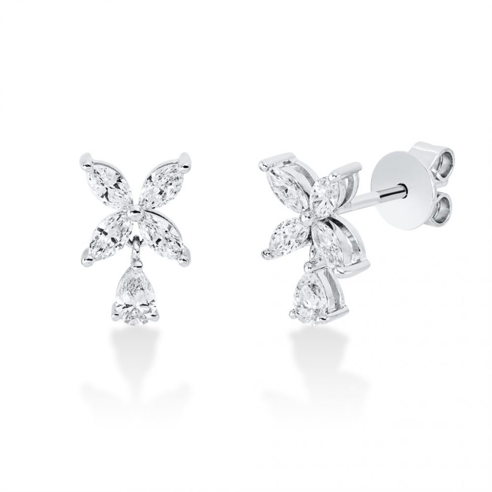 Whitegold Diamond Earrings