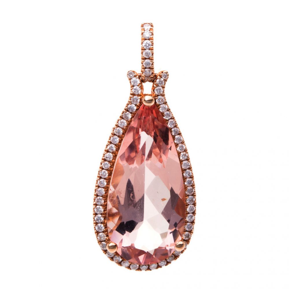 Redgold Morganite Necklace