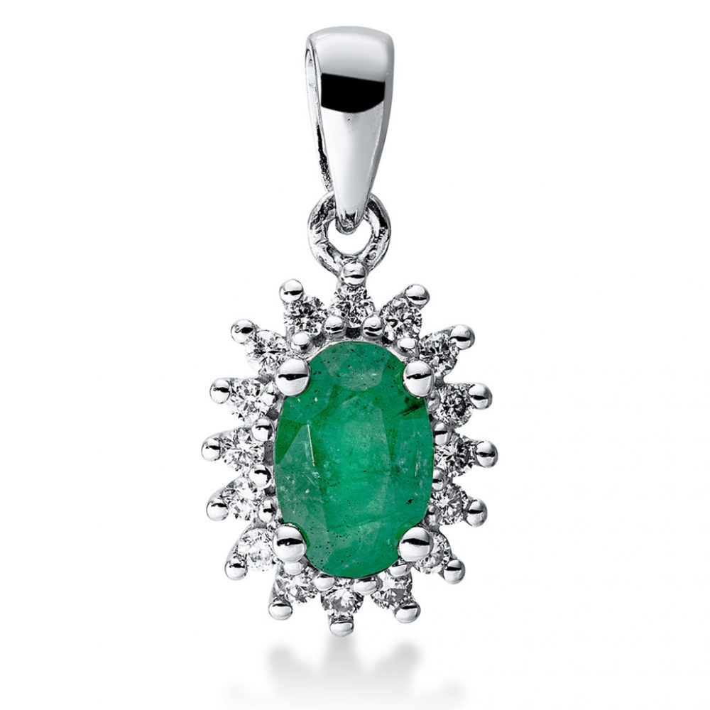 Whitegold Emerald Necklace