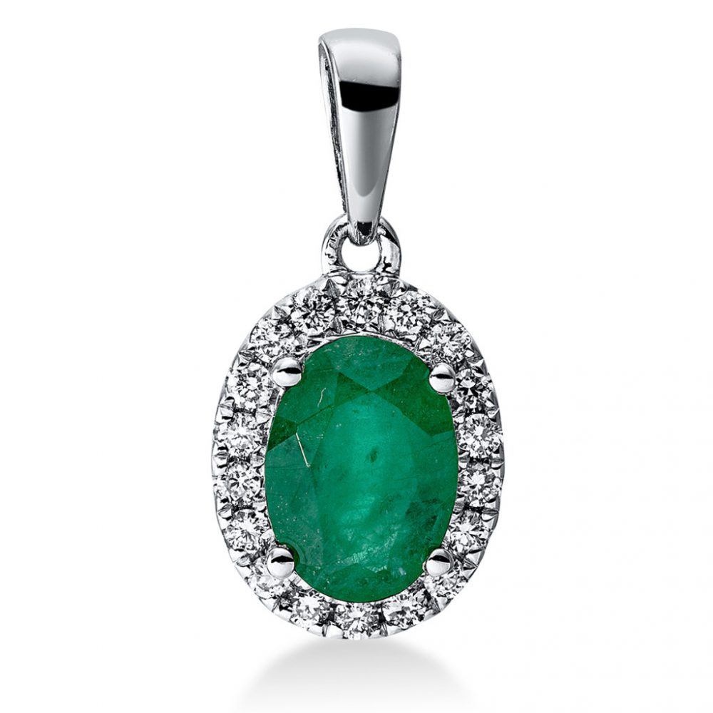 Whitegold Emerald Necklace