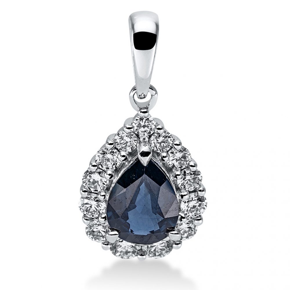 Whitegold Sapphire Necklace