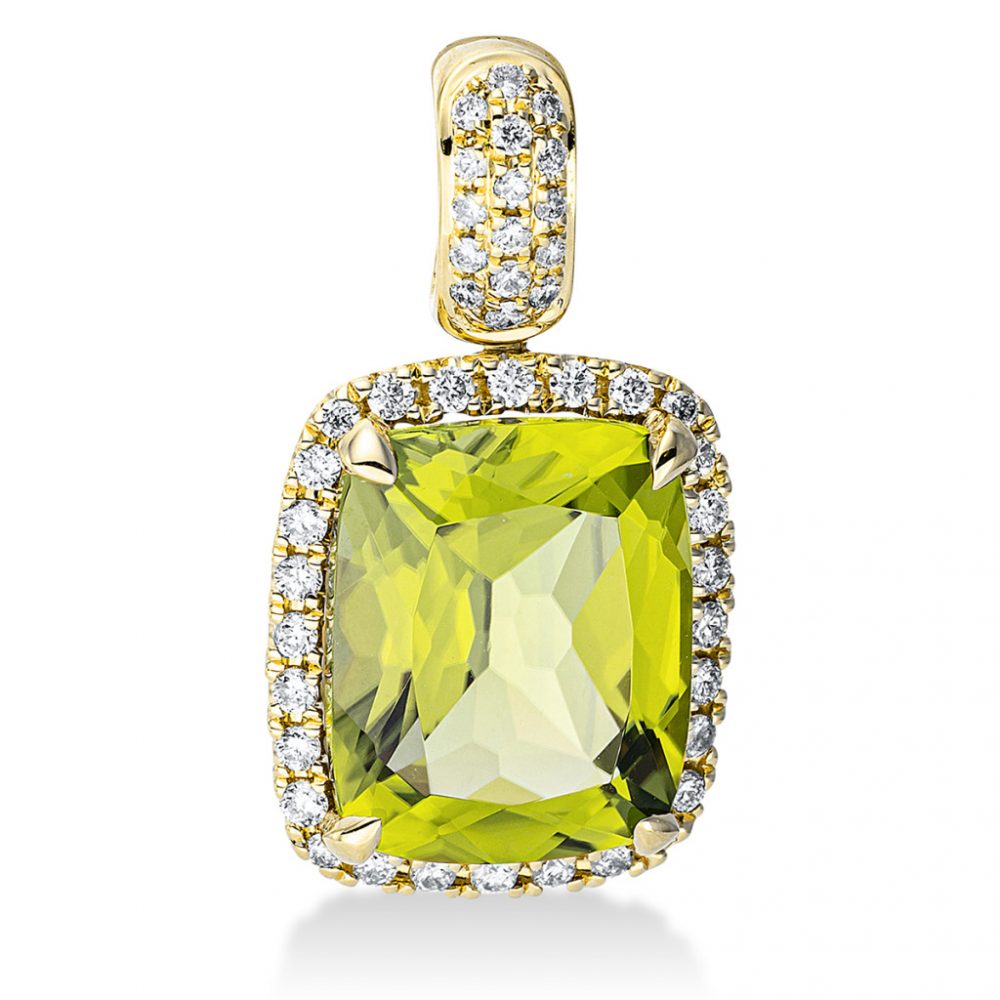 Yellowgold Peridot Necklace