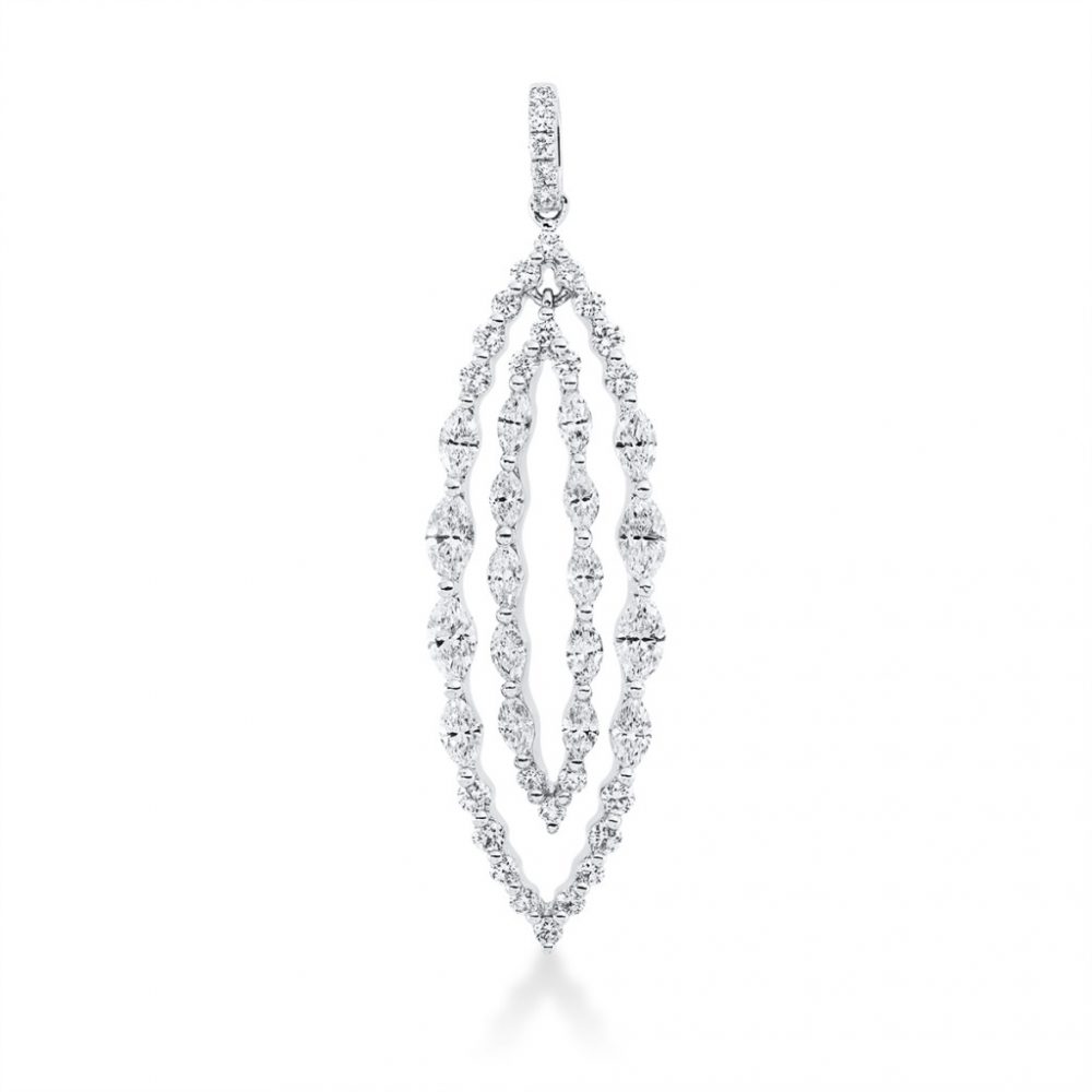 Whitegold Diamond Necklace