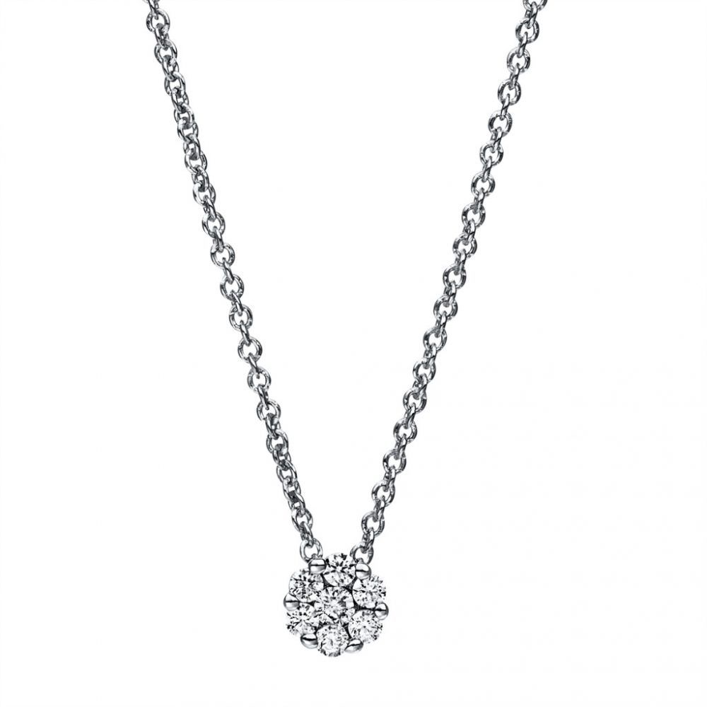 Whitegold Diamond Necklace