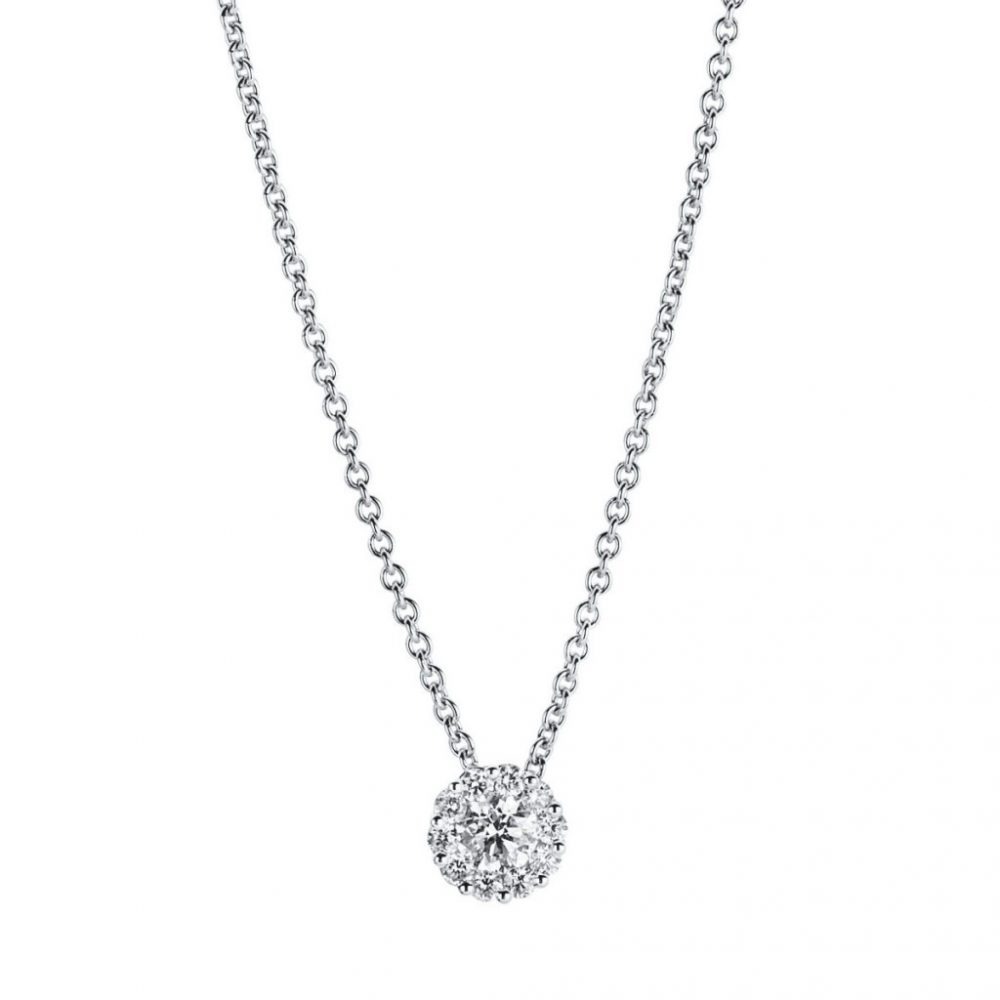 Whitegold Diamond Necklace