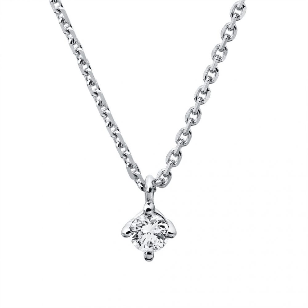 Whitegold Diamond Necklace