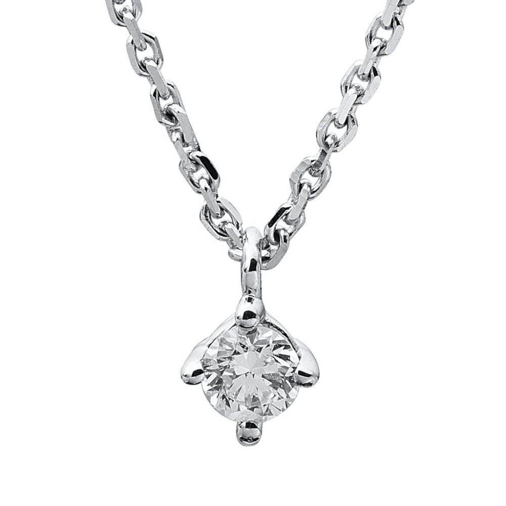 Whitegold Diamond Necklace