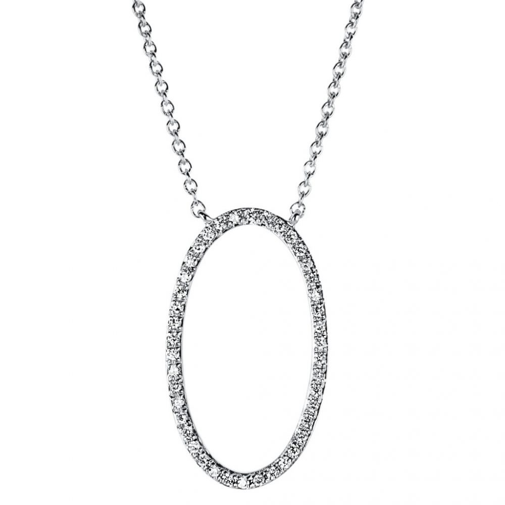 Whitegold Diamond Necklace