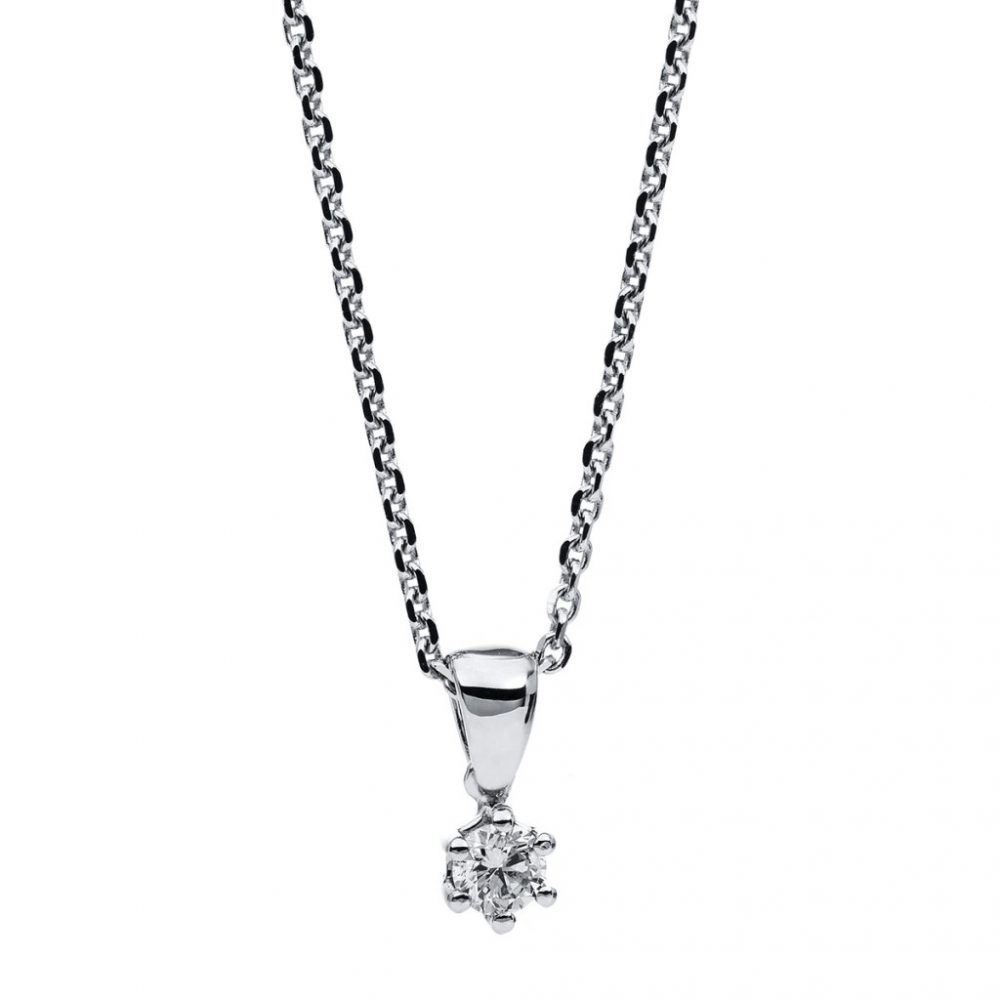 Whitegold Diamond Necklace