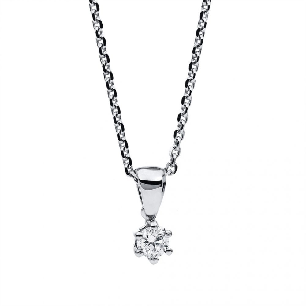 Whitegold Diamond Necklace