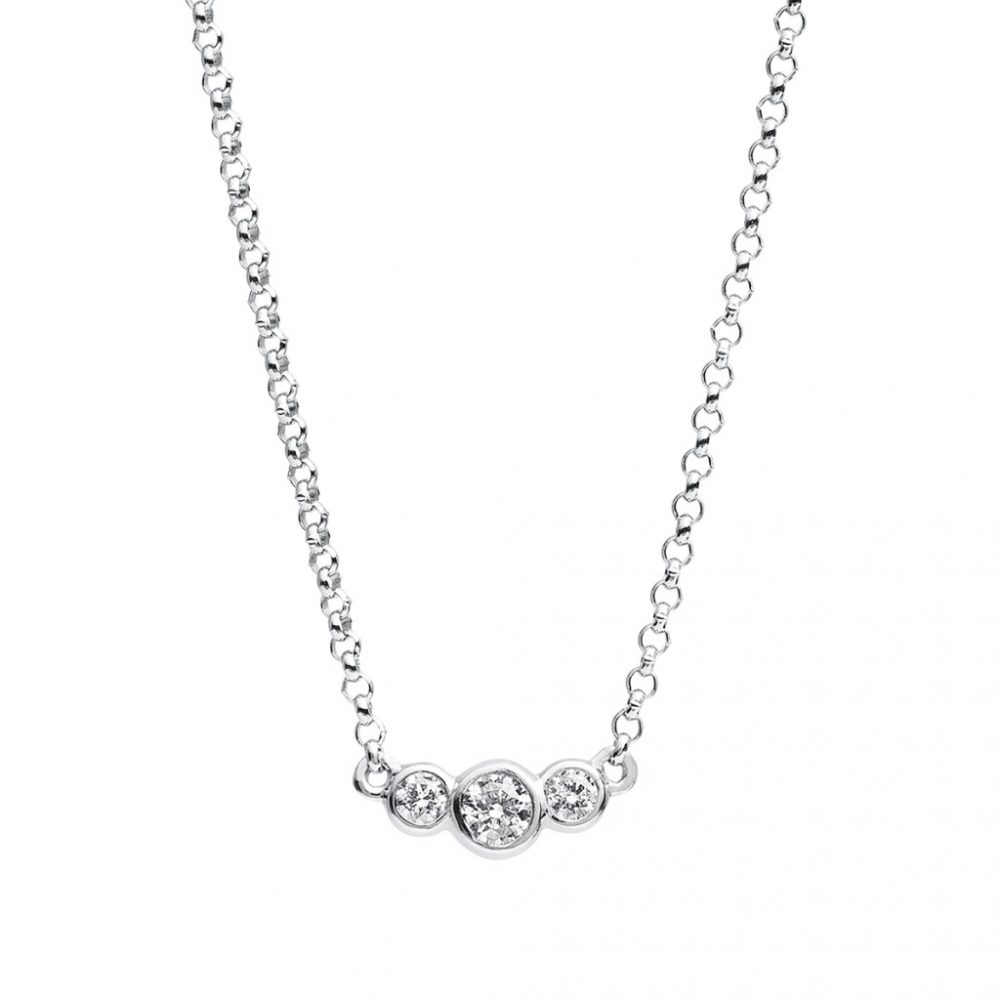 Whitegold Diamond Necklace