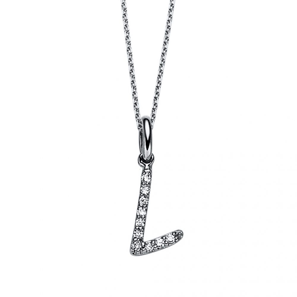 Whitegold Diamond Necklace