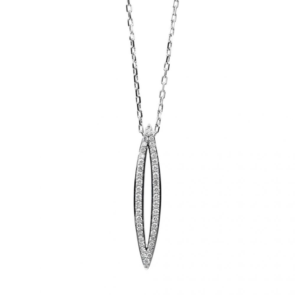 Whitegold Diamond Necklace