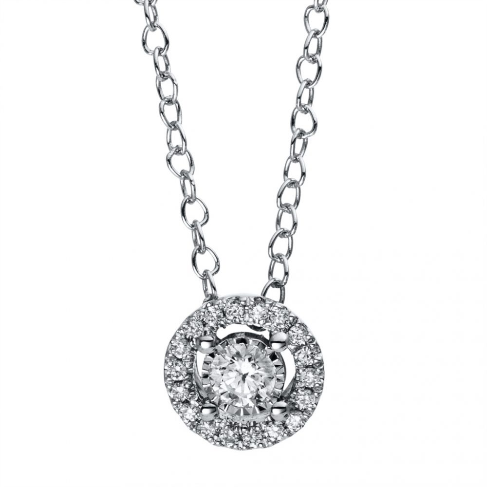 Whitegold Diamond Necklace