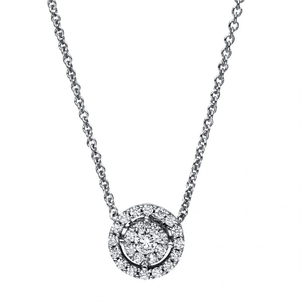 Whitegold Diamond Necklace