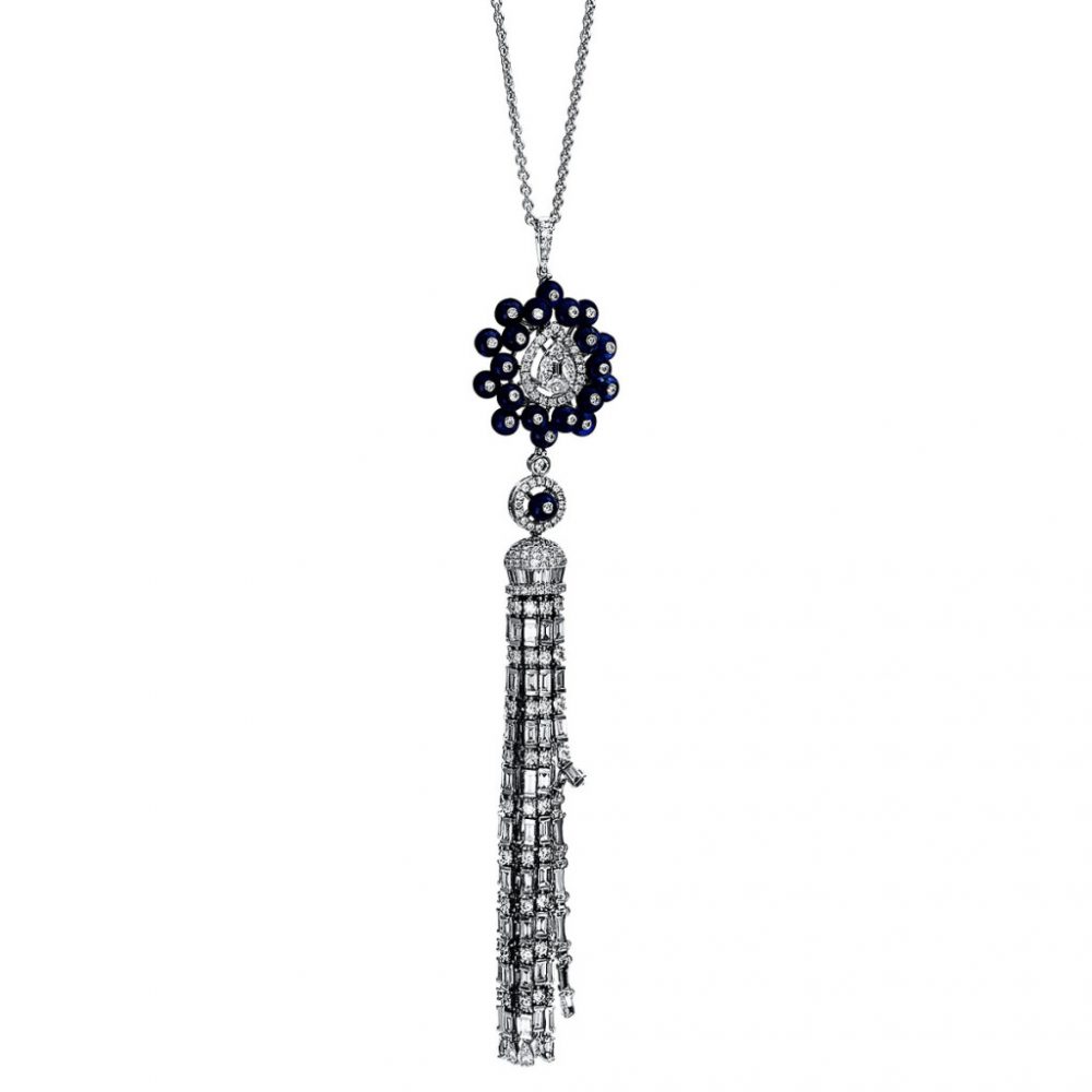 Whitegold Sapphire Necklace