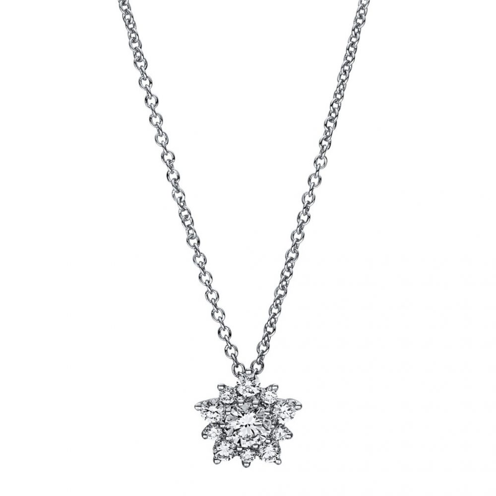 Whitegold Diamond Necklace