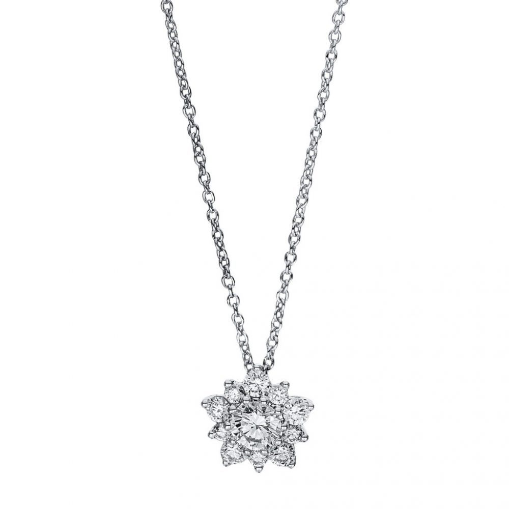 Whitegold Diamond Necklace