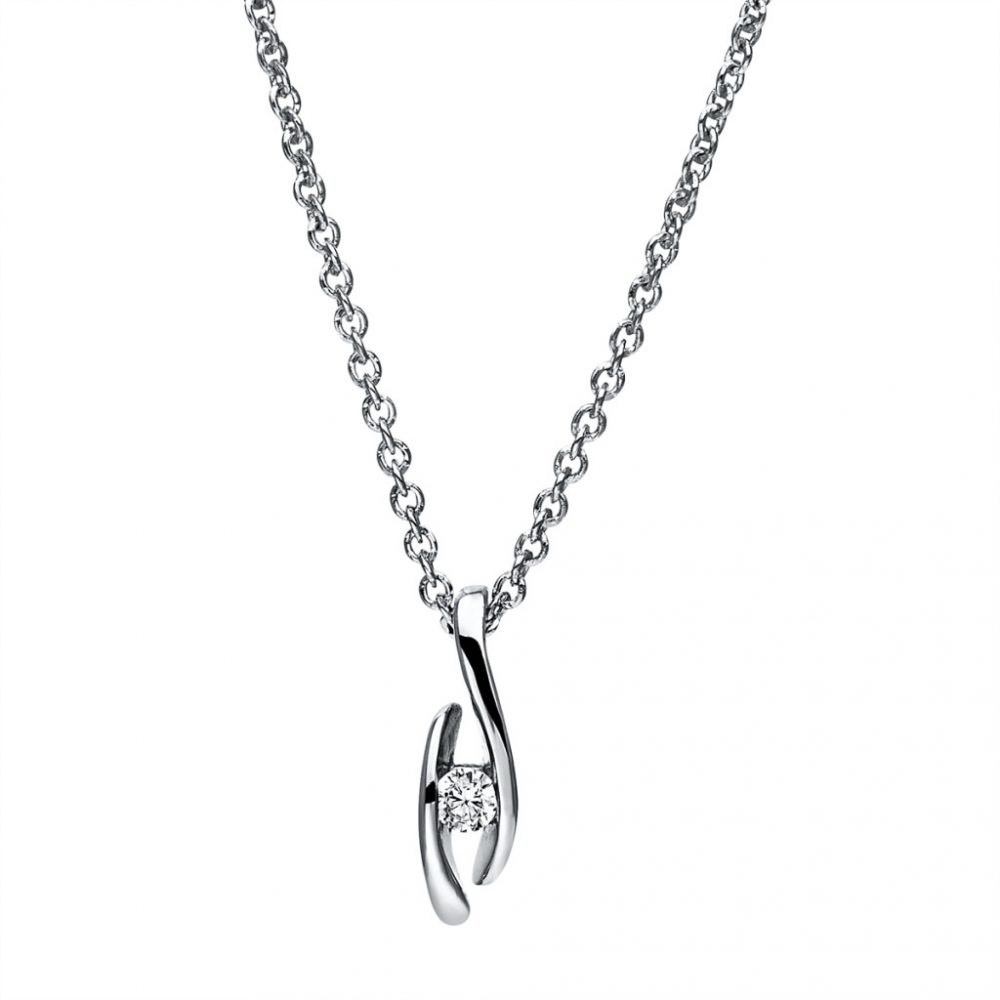 Whitegold Diamond Necklace