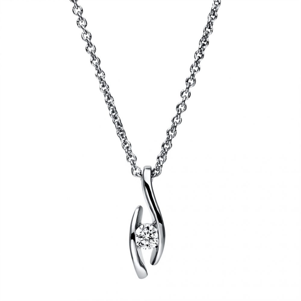 Whitegold Diamond Necklace