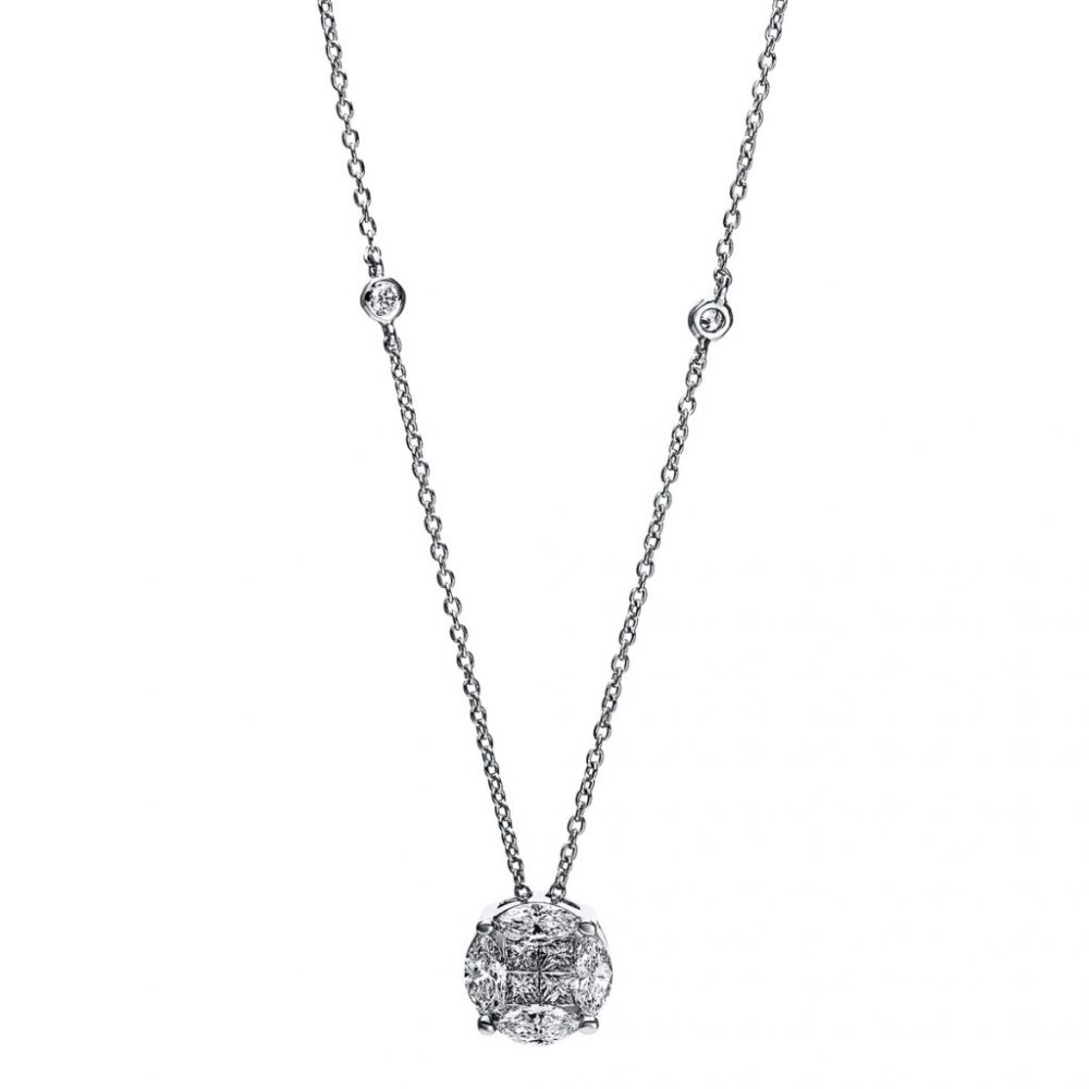 Whitegold Diamond Necklace