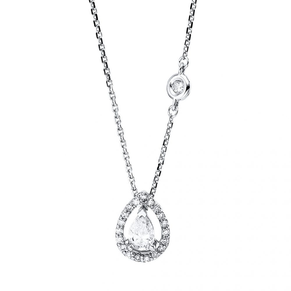 Whitegold Diamond Necklace