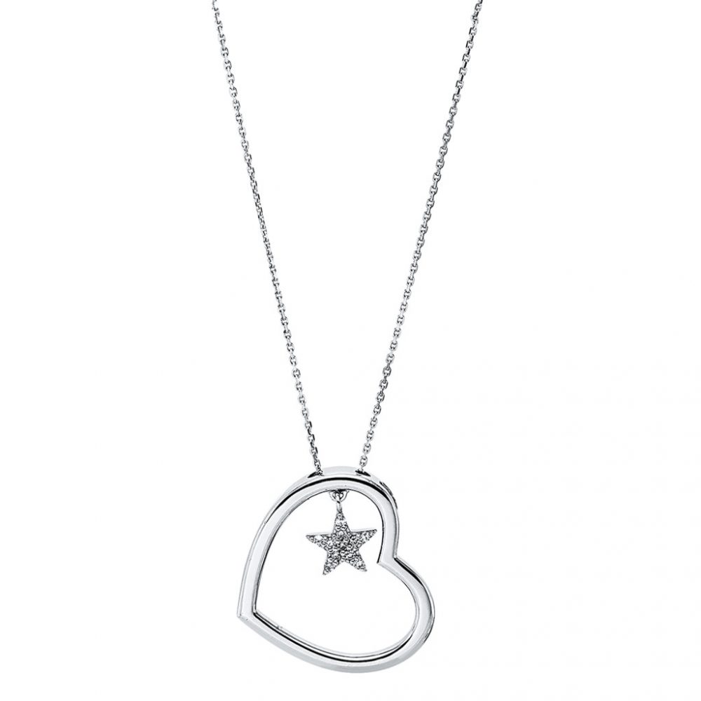 Whitegold Diamond Necklace