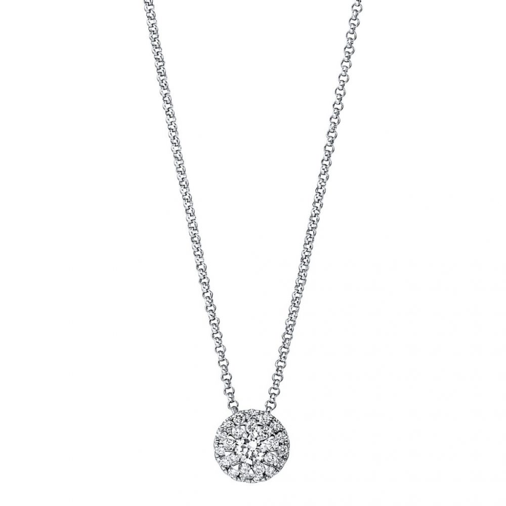 Whitegold Diamond Necklace