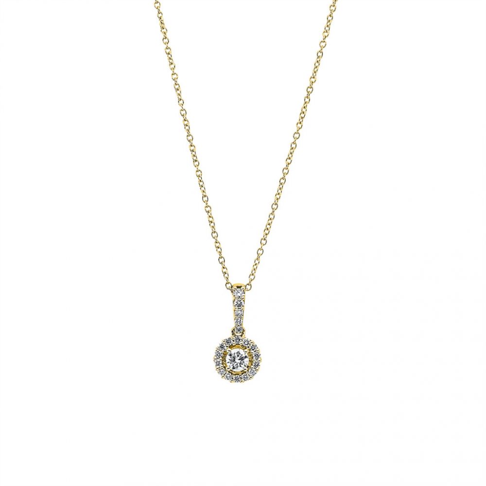 Yellowgold Diamond Necklace