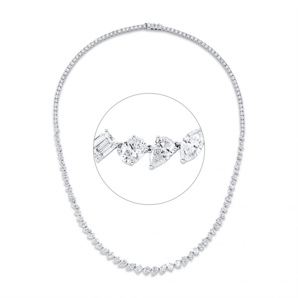 Whitegold Diamond Necklace