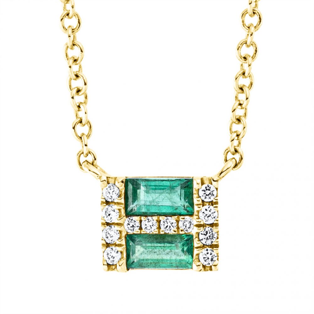 Yellowgold Emerald Necklace