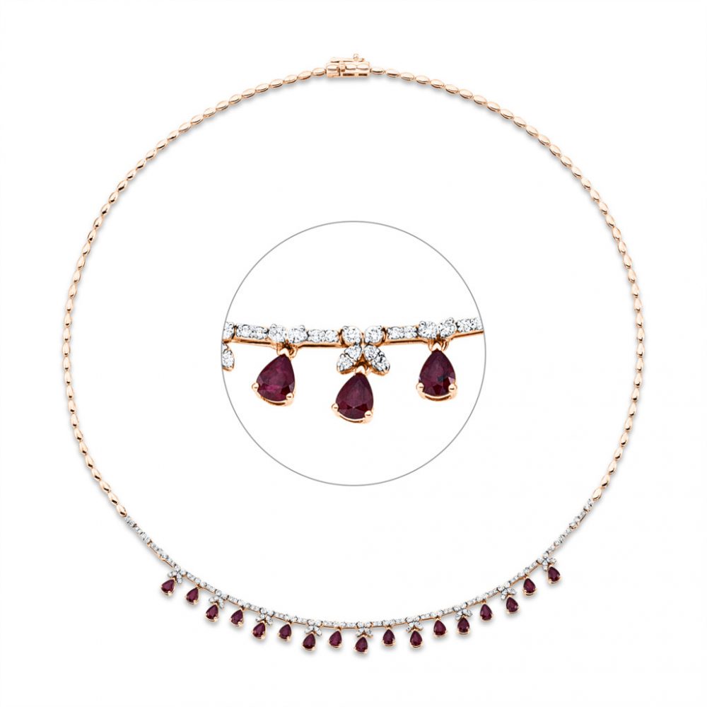 Redgold Ruby Necklace