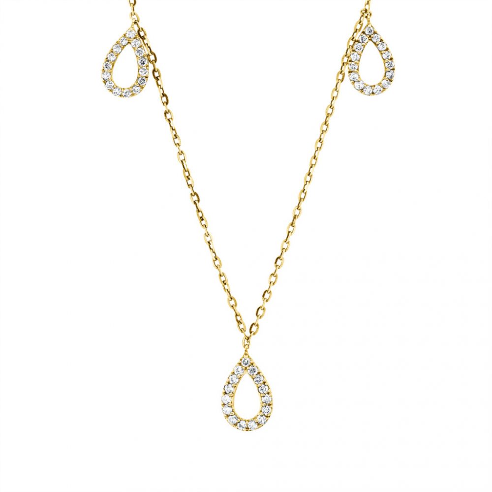 Yellowgold Diamond Necklace