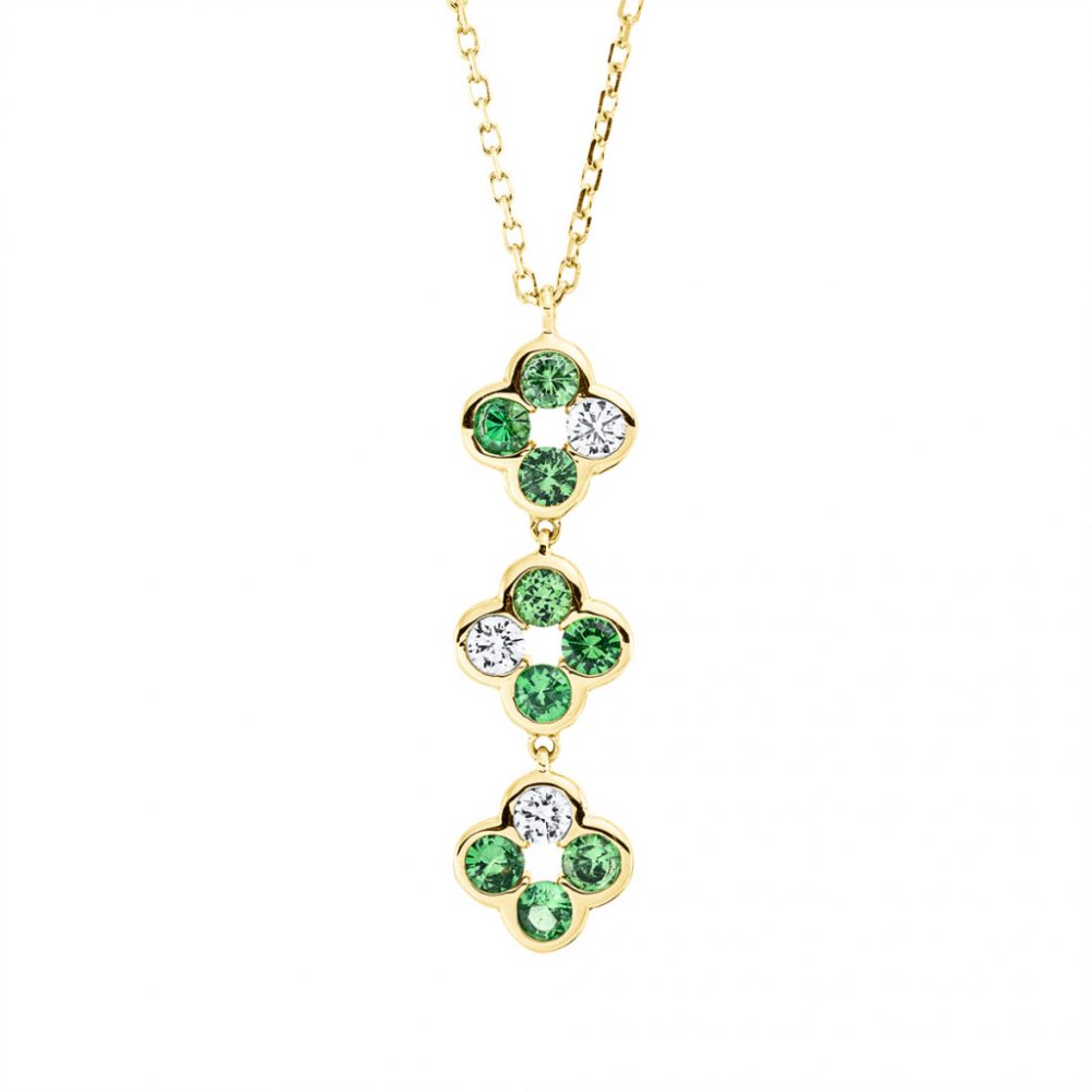 Yellowgold Tsavorite Necklace