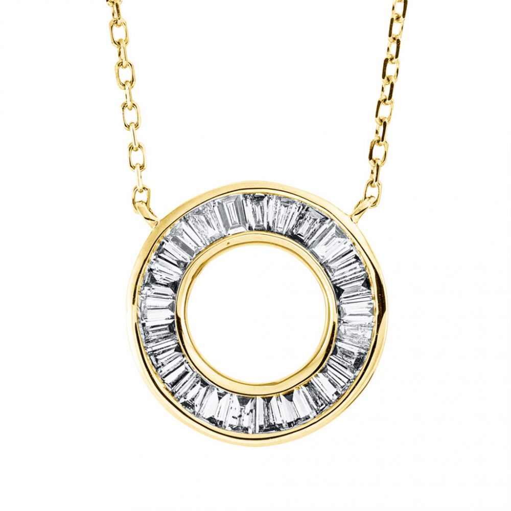 Yellowgold Diamond Necklace