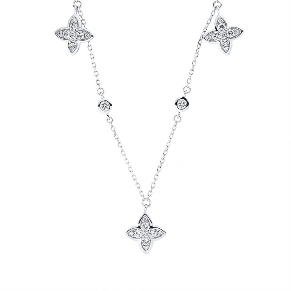 Whitegold Diamond Necklace