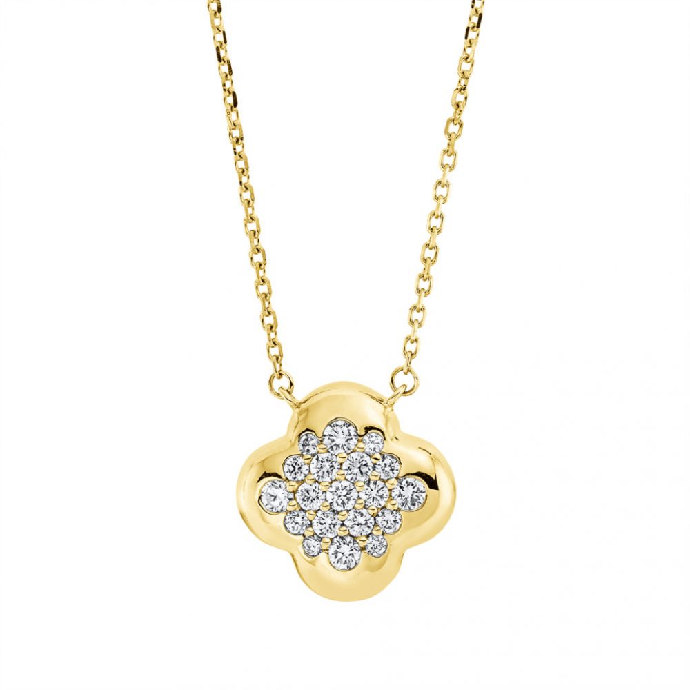 Yellowgold Diamond Necklace