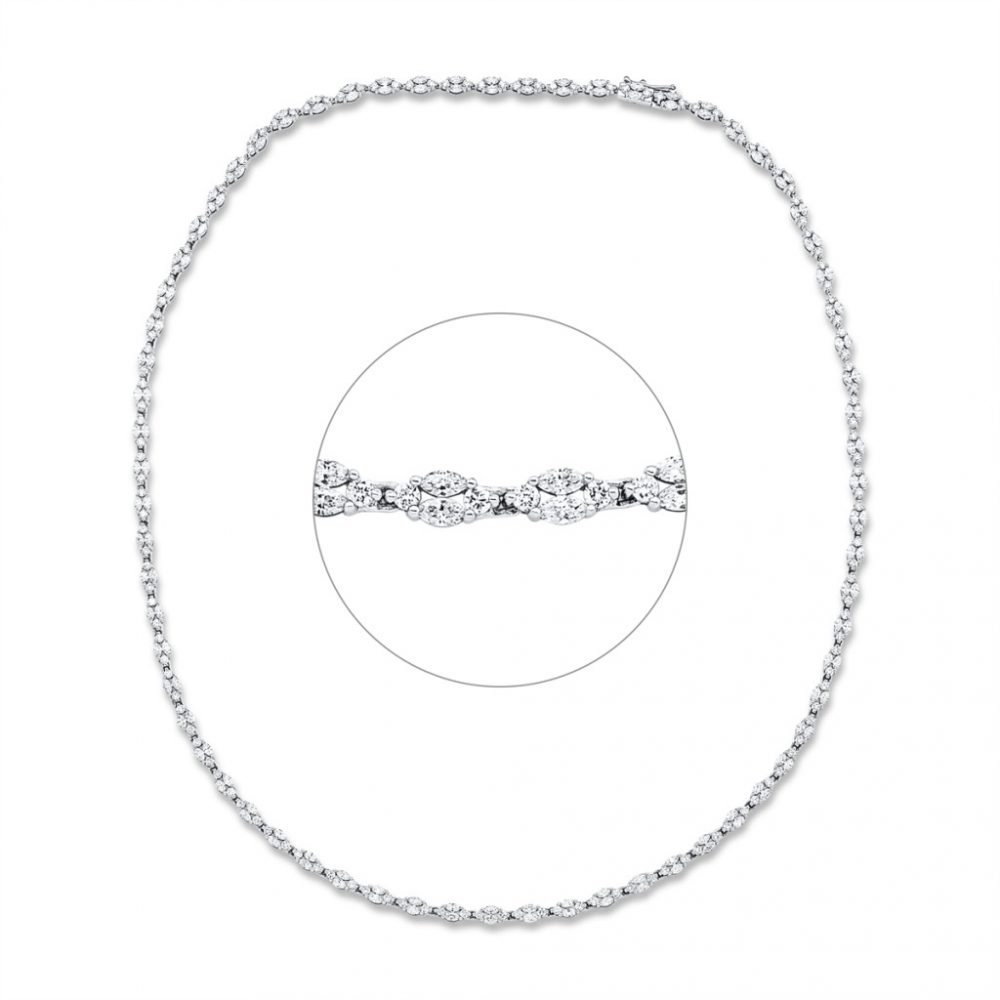 Whitegold Diamond Necklace