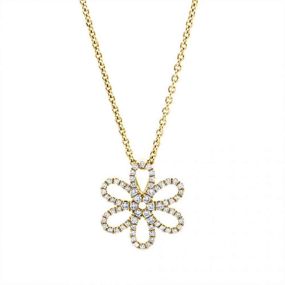 Yellowgold Diamond Necklace