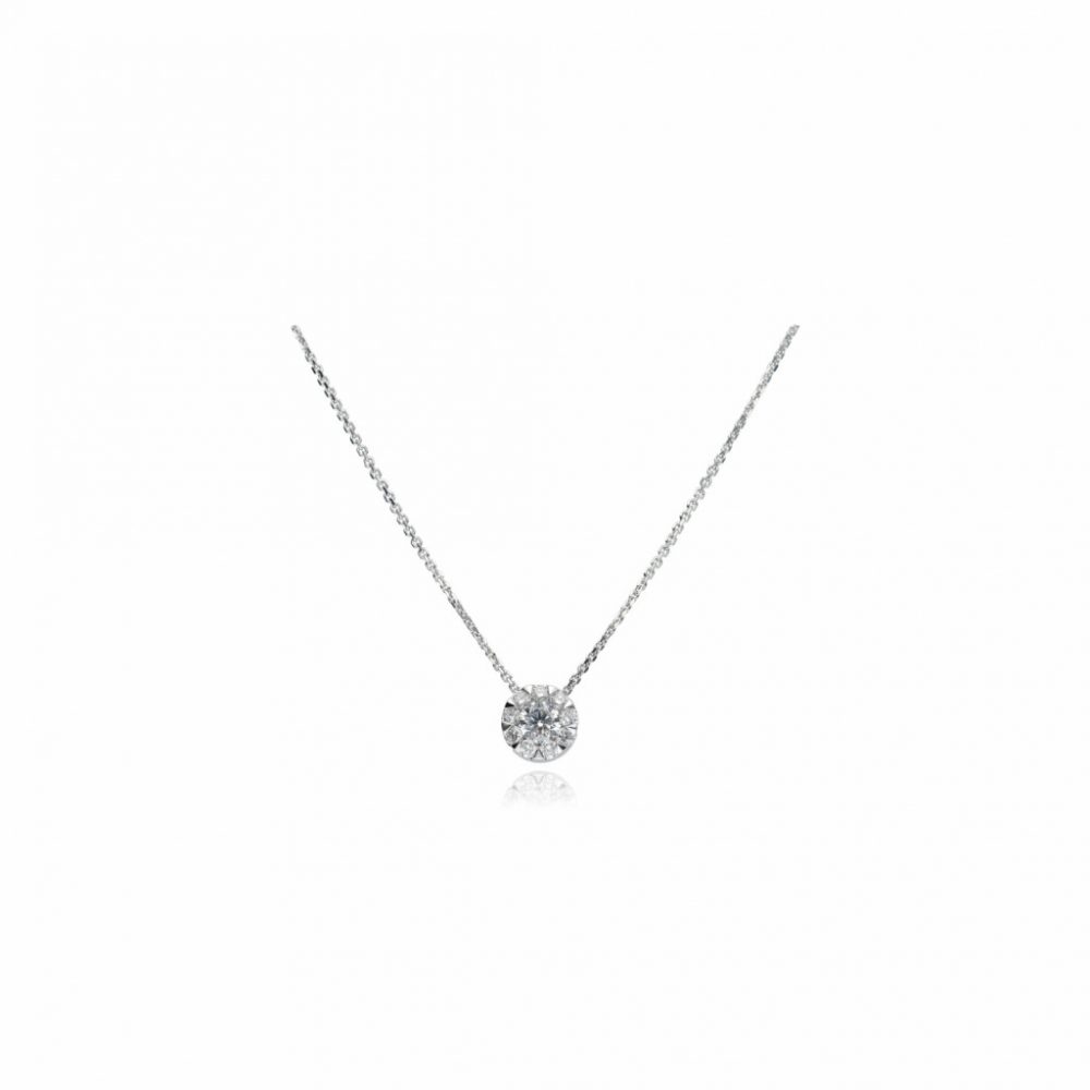 White Gold  Diamond Necklace