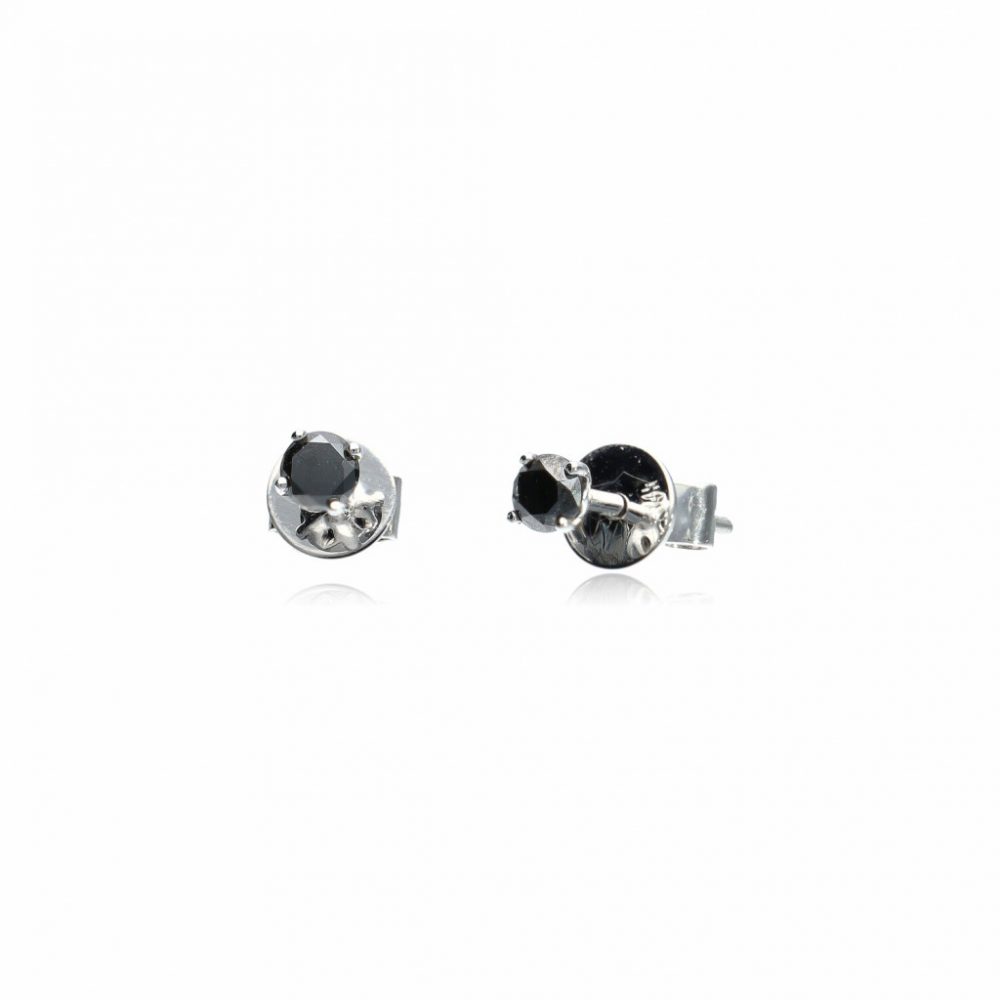 White Gold  Diamond Earrings 