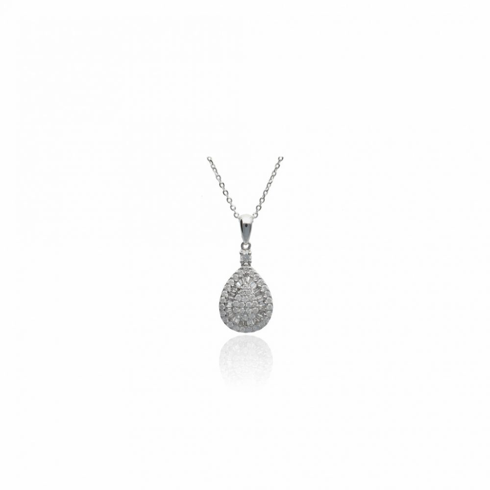 White Gold  Diamond Necklace