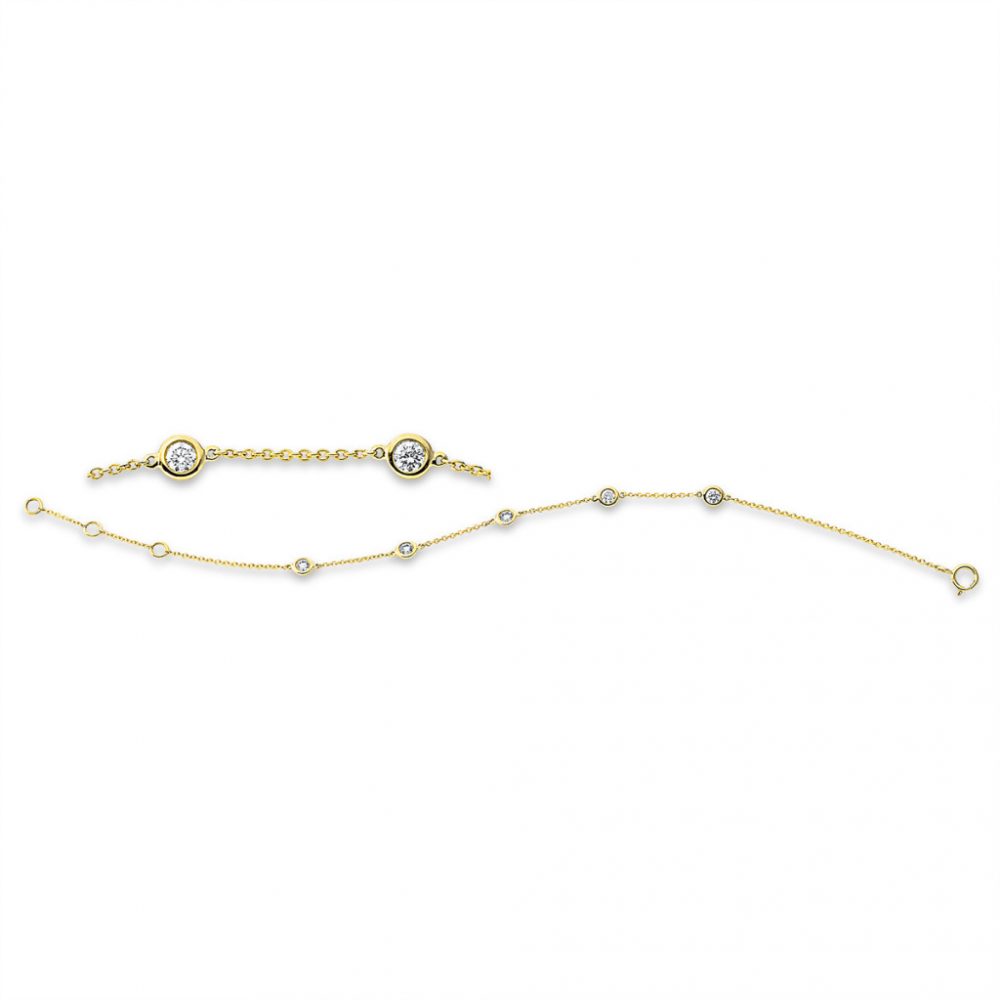 Yellowgold Diamond Bracelets